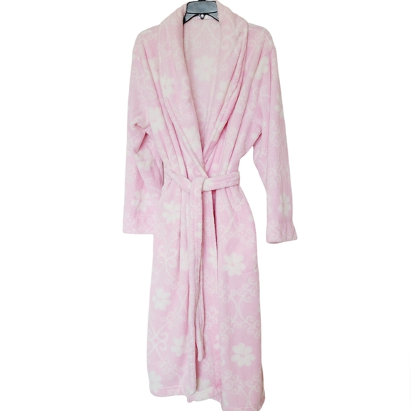 Secret Treasures Plush Pink Maxi Robe - Picture 10 of 10
